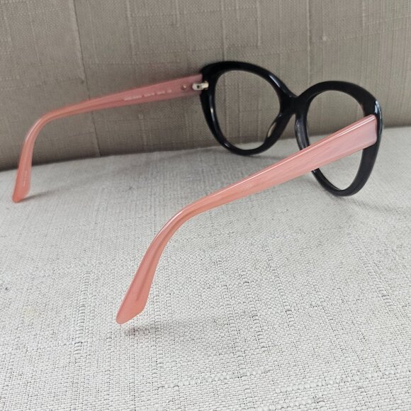 Kate Spade Women Eyeglasses Angelique Dark Havana/Pink Cat Eye Frame only - Picture 12 of 16